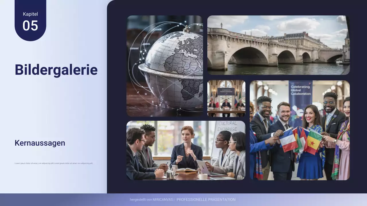 Lila Professionelle Geschäftspräsentation