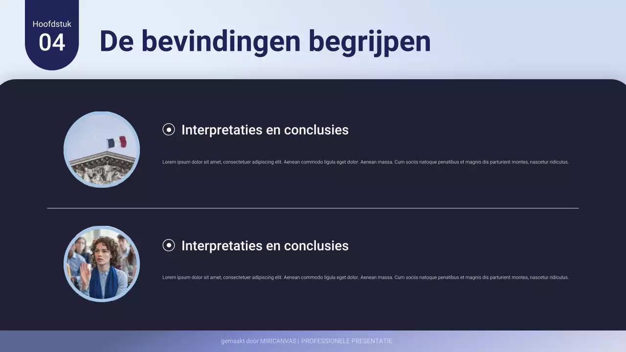 Paarse professionele bedrijfspresentatie