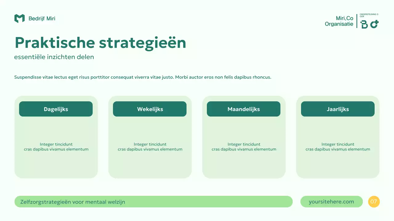 Groene Moderne Wellnessgids