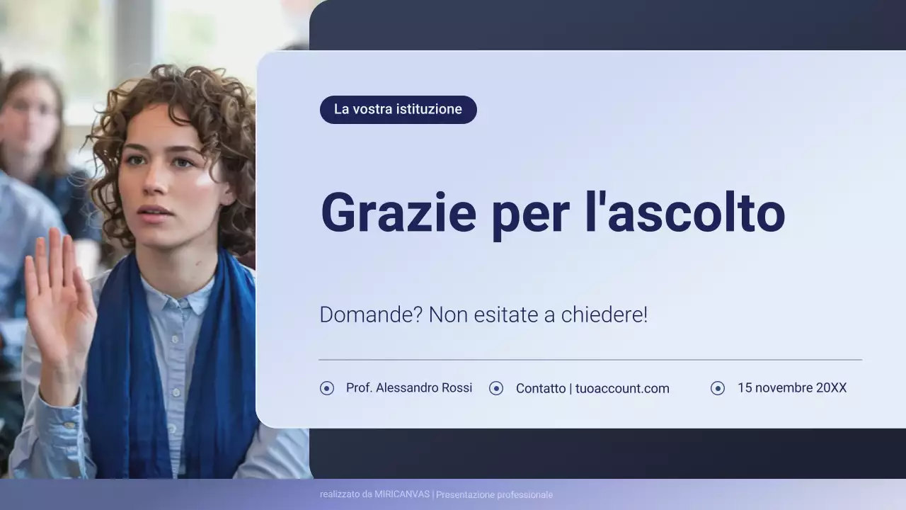 Presentazione aziendale professionale viola