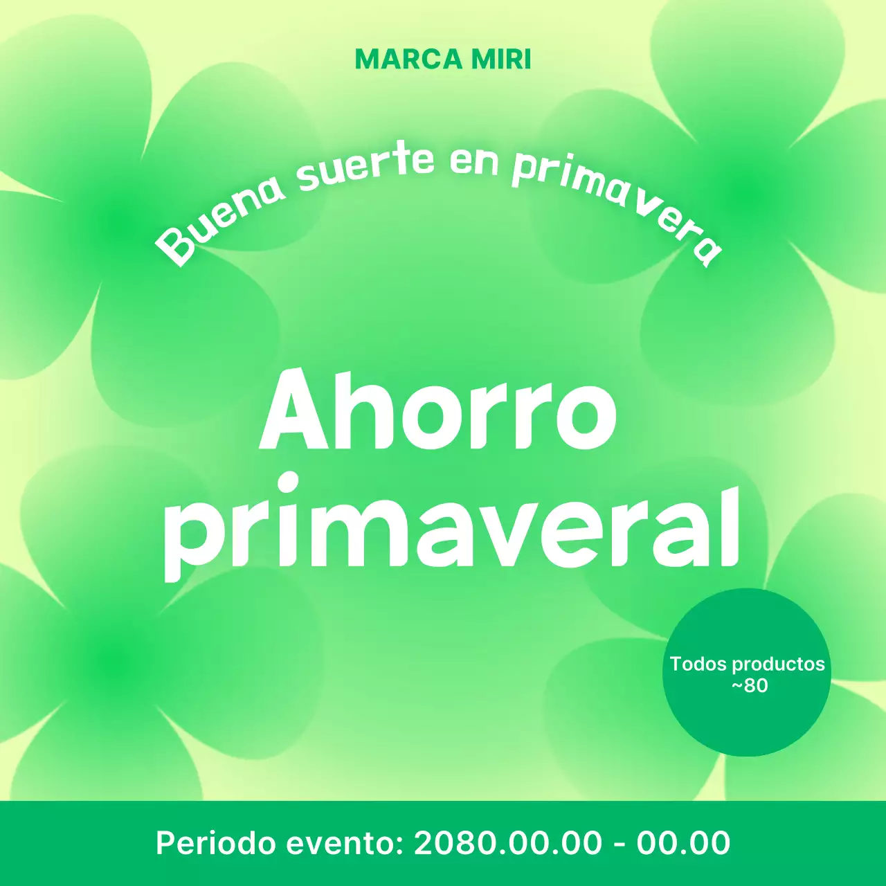 Promoción de venta moderna en azul cielo