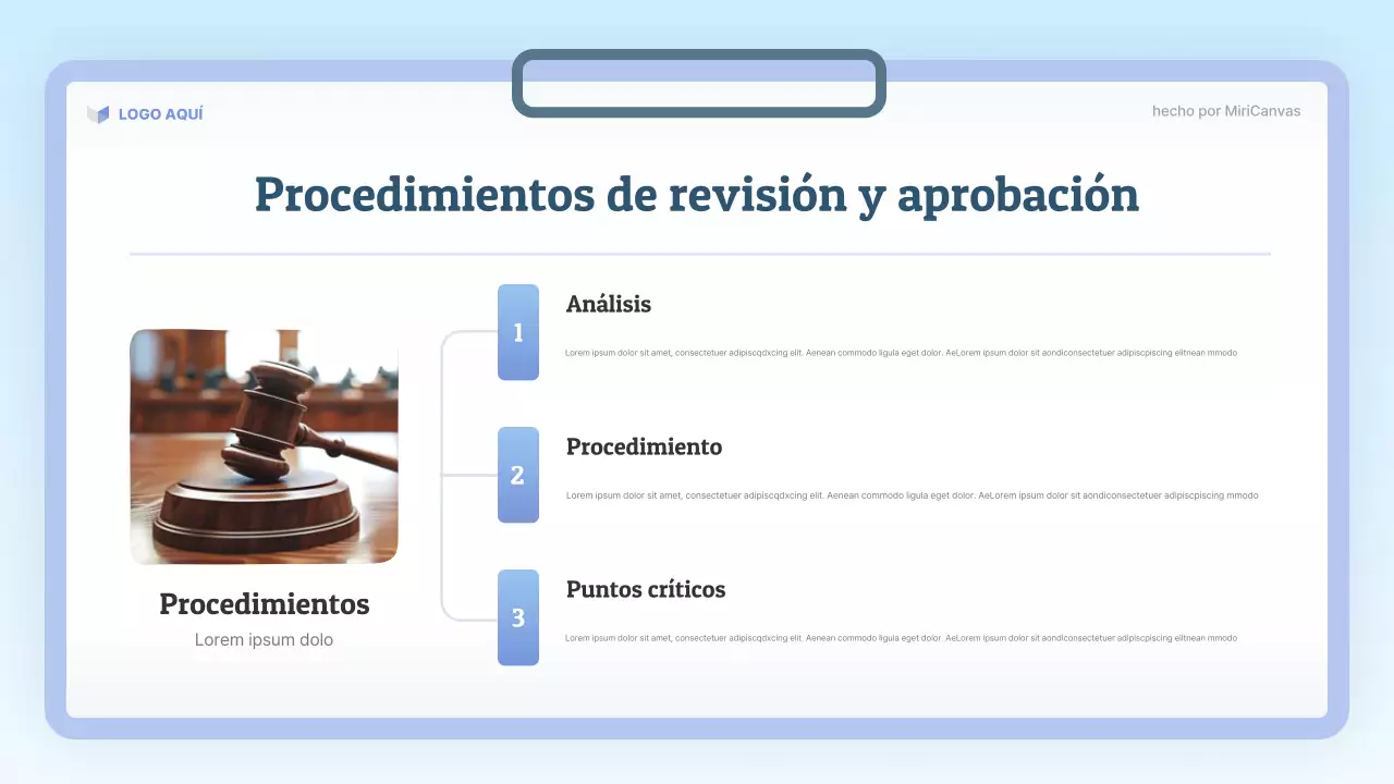 Presentación de la clase de Derecho Moderno Azul