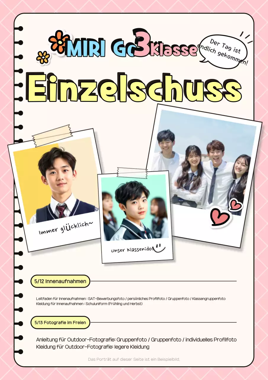 Fotoanleitung für die Abschlussfeier eines rosa Babys