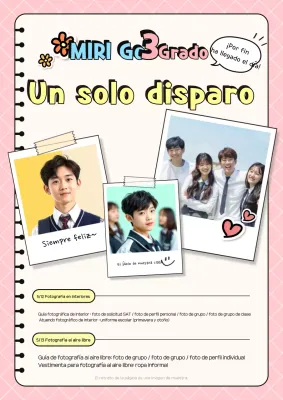 Guía de fotos de graduación de Pink Baby