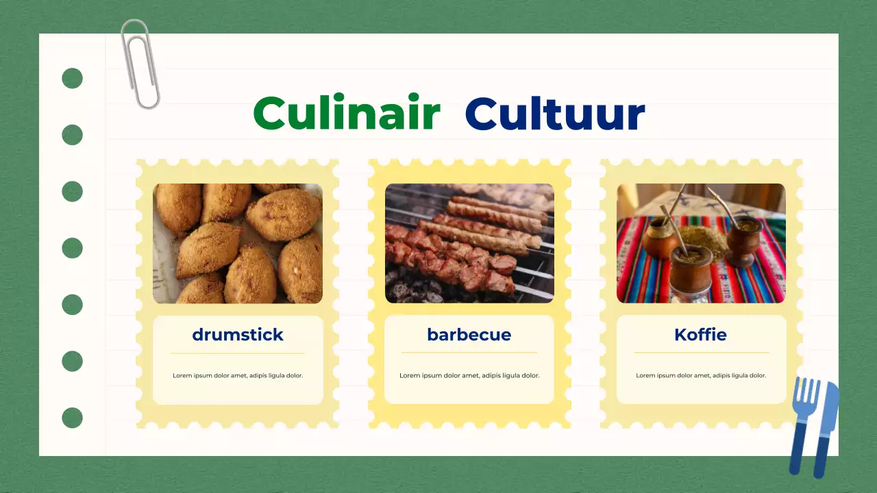 Groen Blauw Eenvoudig Onderwijs over Zuid-Brazilië Presentatie