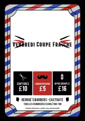 Promotion Red Classic Barber