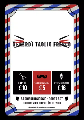 Promozione Barbiere Classico Rosso