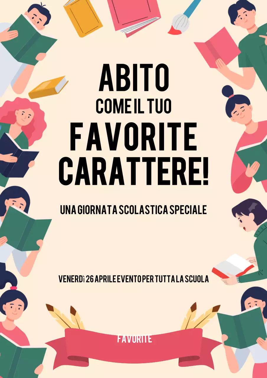 Annuncio dell'evento Beige Playful School