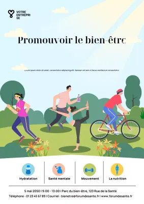 Affiche de l'événement Blue Modern Wellness