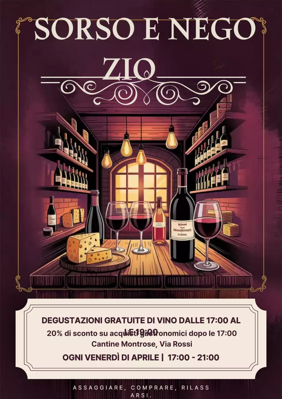 Promozione del vino d'annata