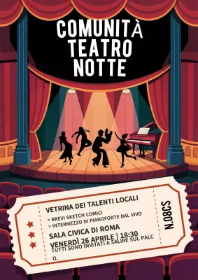 Evento teatrale Red Vintage