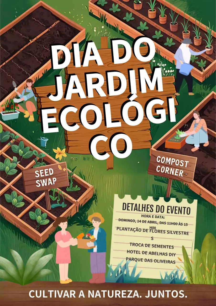 Evento Jardim Rústico Verde