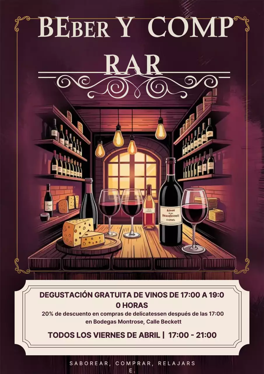 Promoción de vinos vintage