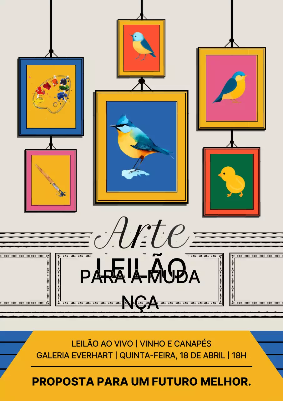 Evento de Arte Moderna Colorida