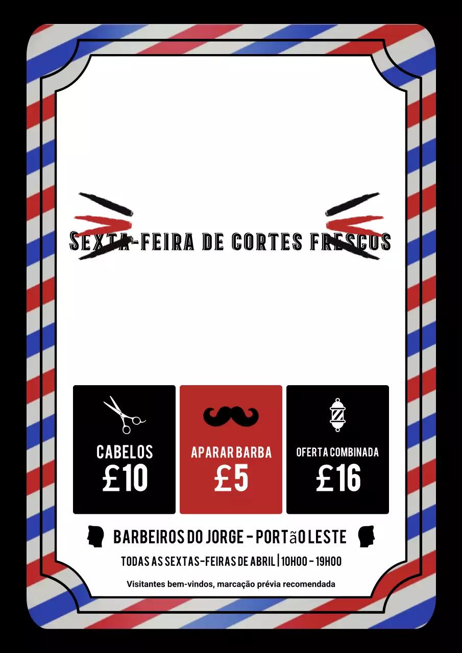 Promoção Red Classic Barber