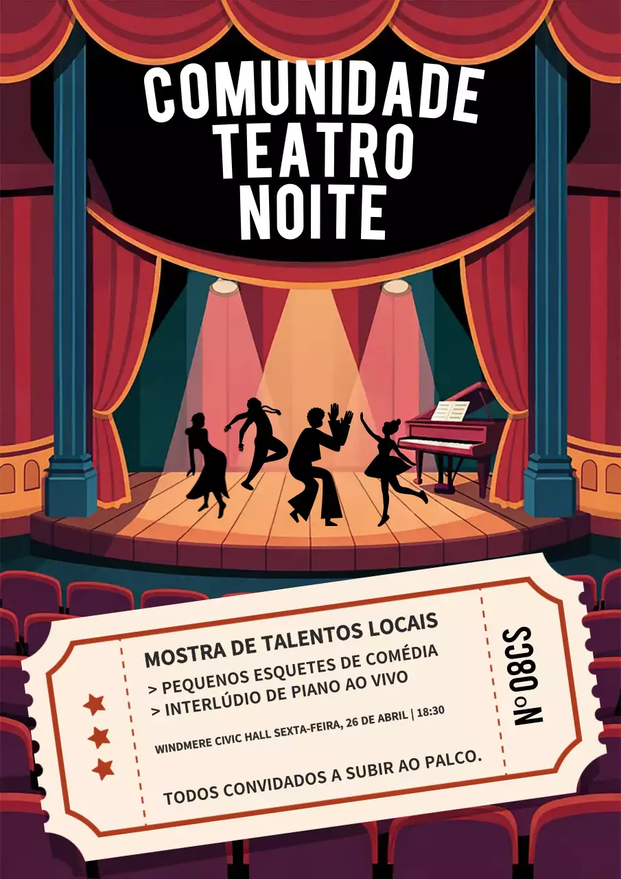 Evento de Teatro Red Vintage