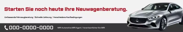 graue moderne Autowerbung