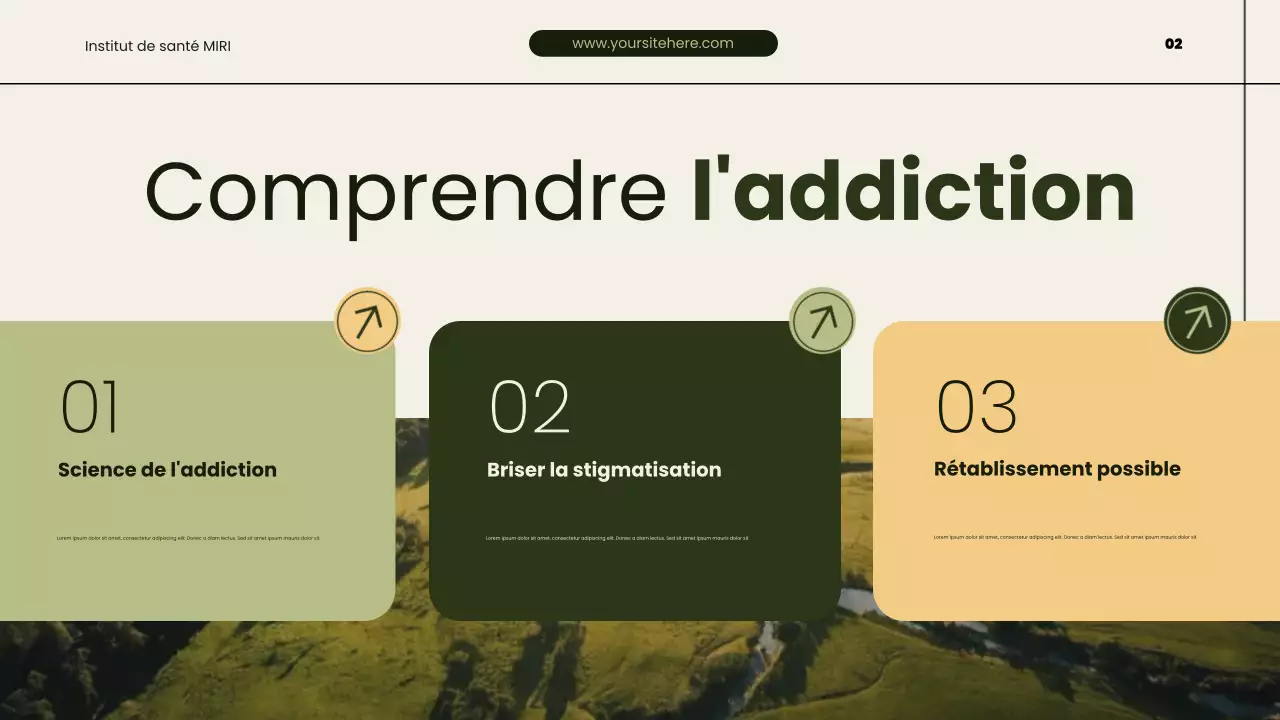 Présentation sur la promotion de la santé et du rétablissement modernes et écologiques