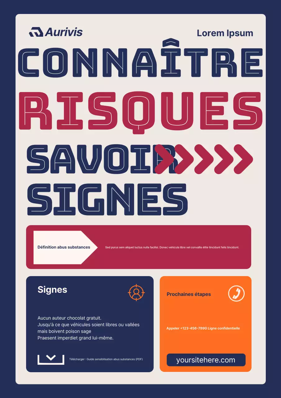 Présentation du guide de sensibilisation aux substances de Navy Bolld