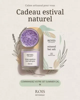 Promotion cosmétique bien-être botanique beige