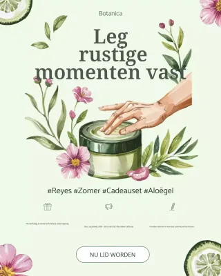 Mint Summer June Botanical Skincare-actie