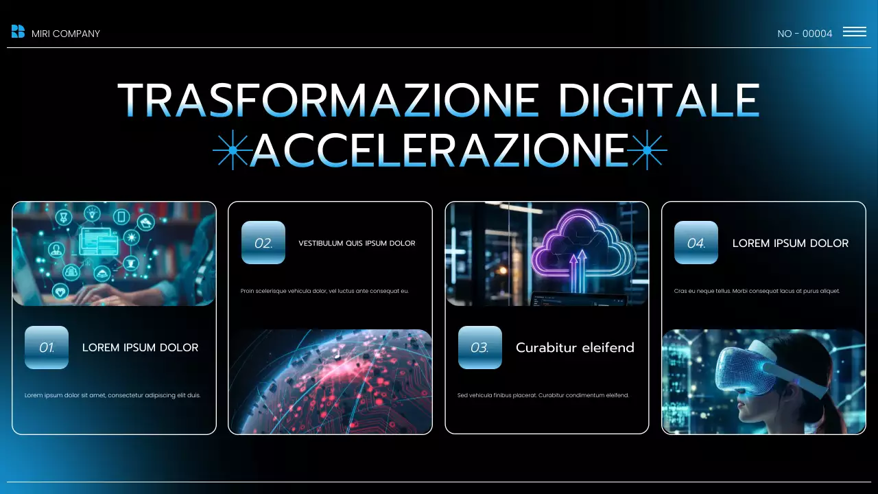 Presentazione del rapporto sulle tendenze del mercato moderno blu