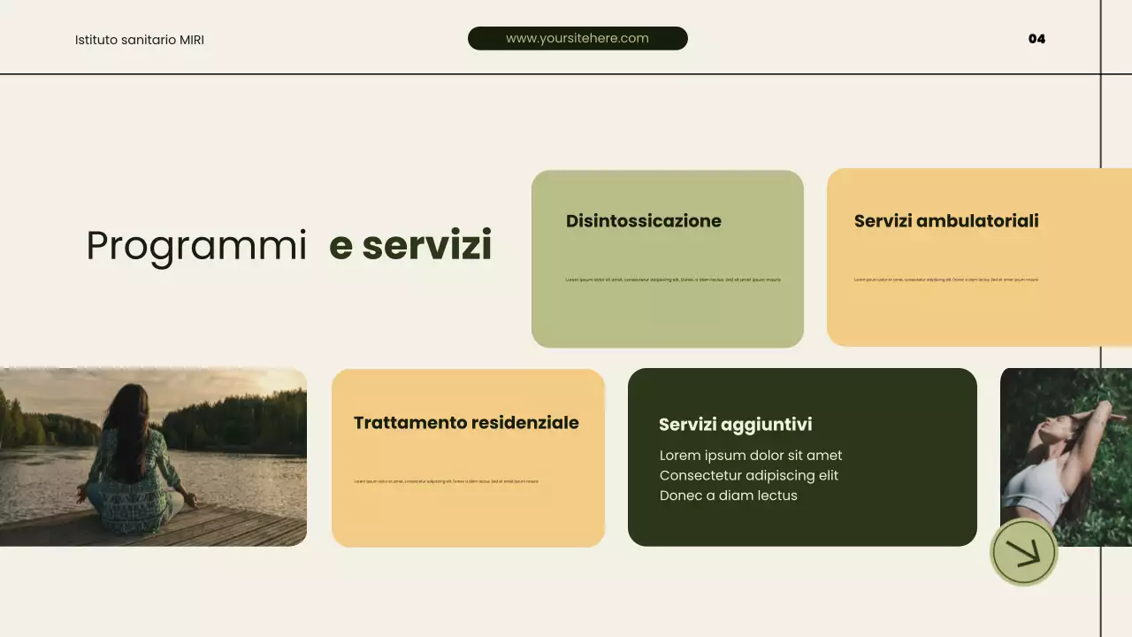 Presentazione sulla promozione della salute e del recupero in chiave moderna ed ecologica