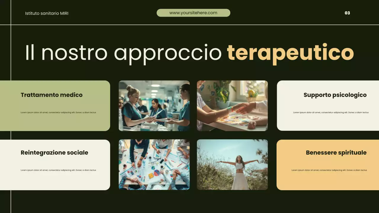 Presentazione sulla promozione della salute e del recupero in chiave moderna ed ecologica