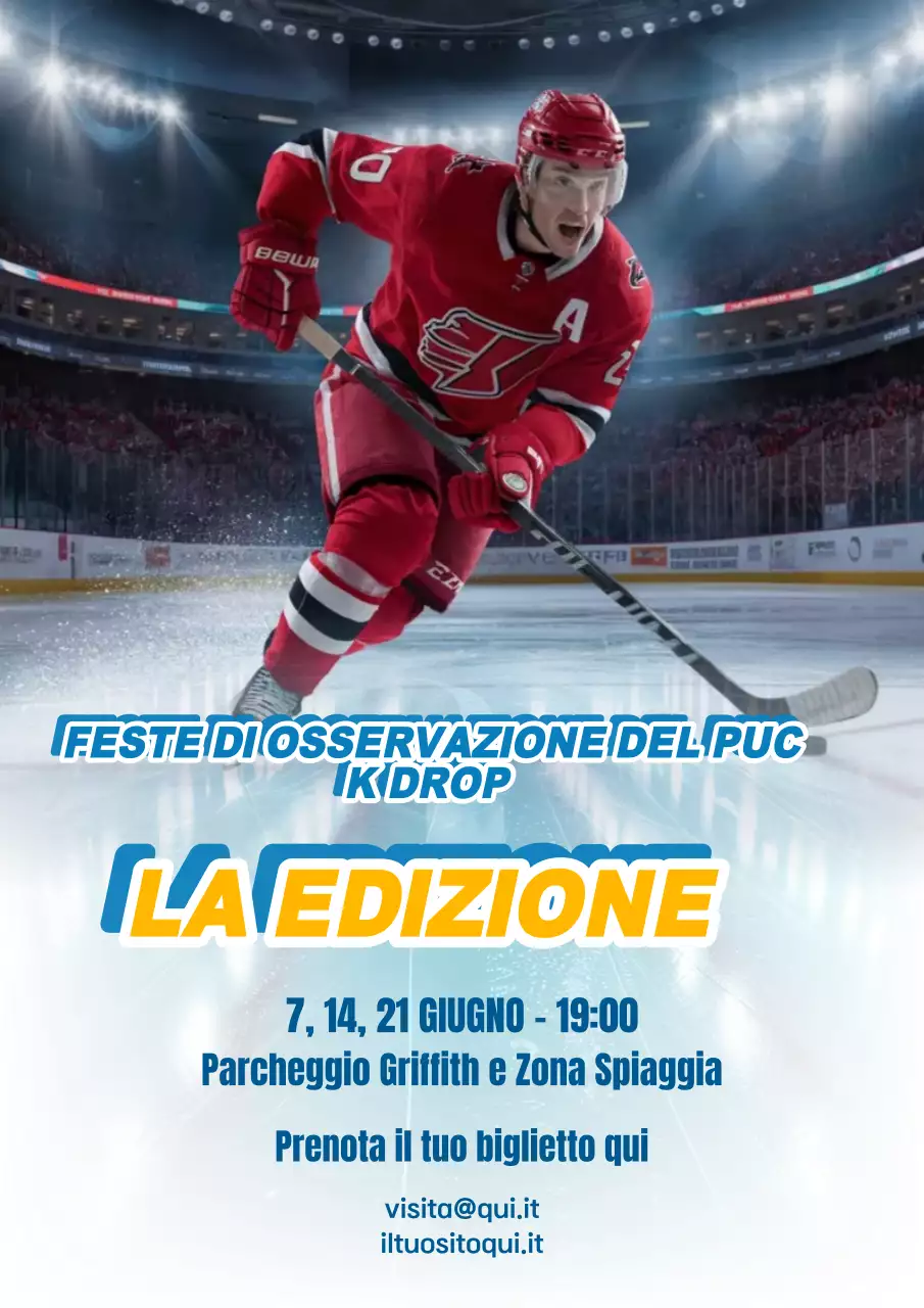 Manifesto dell'evento Blue Modern Hockey