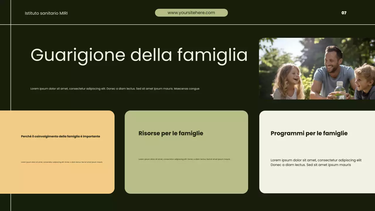 Presentazione sulla promozione della salute e del recupero in chiave moderna ed ecologica