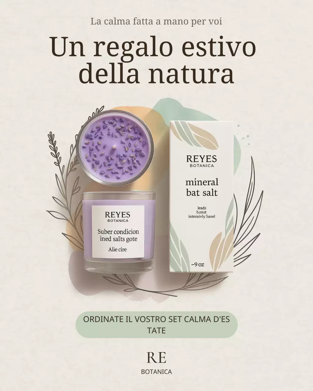 Promozione cosmetica Beige Botanical Wellness