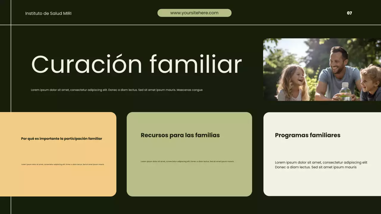Presentación de promoción de la salud y la recuperación ecológica y moderna