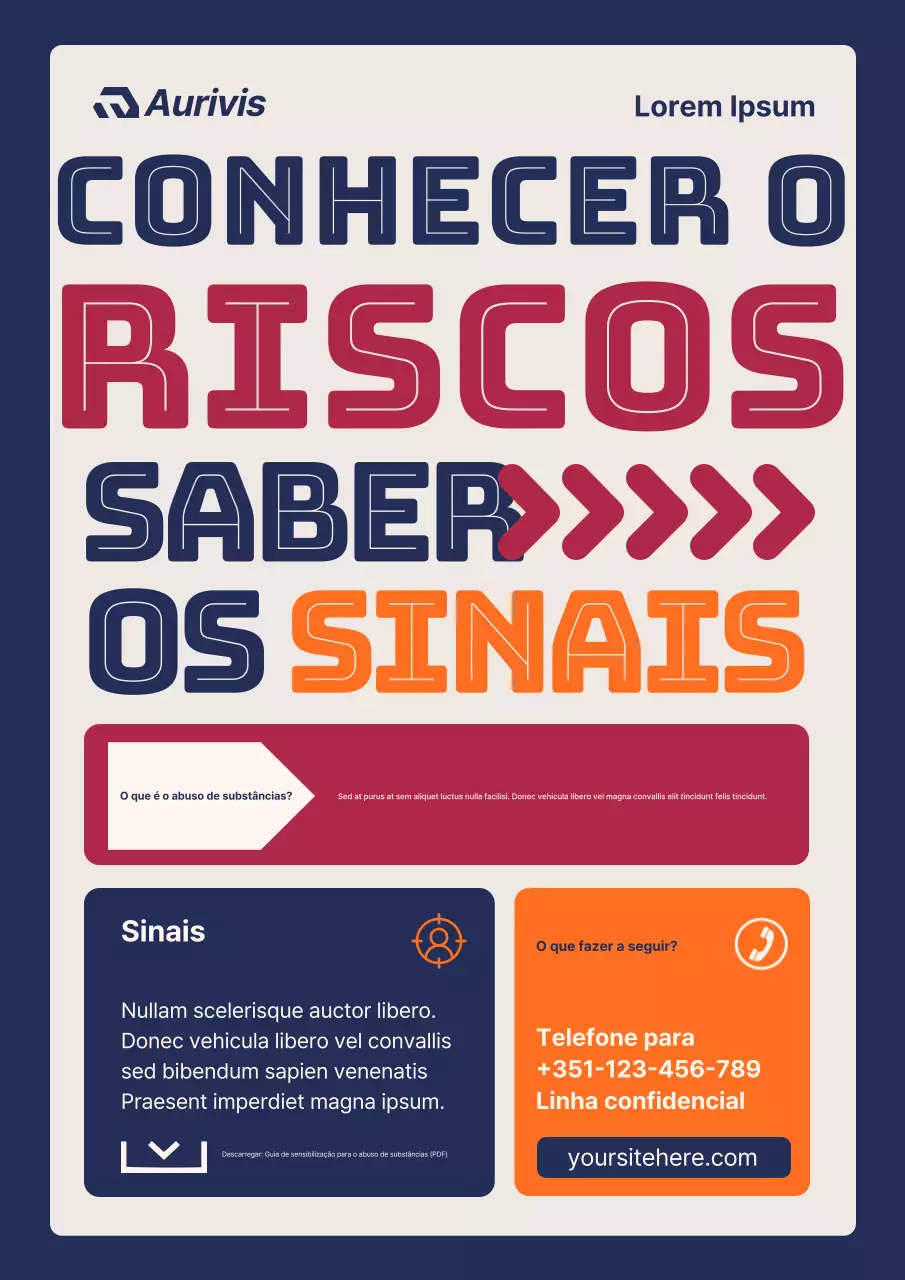 Apresentação do Guia de Conscientização sobre Substâncias da Navy Bold