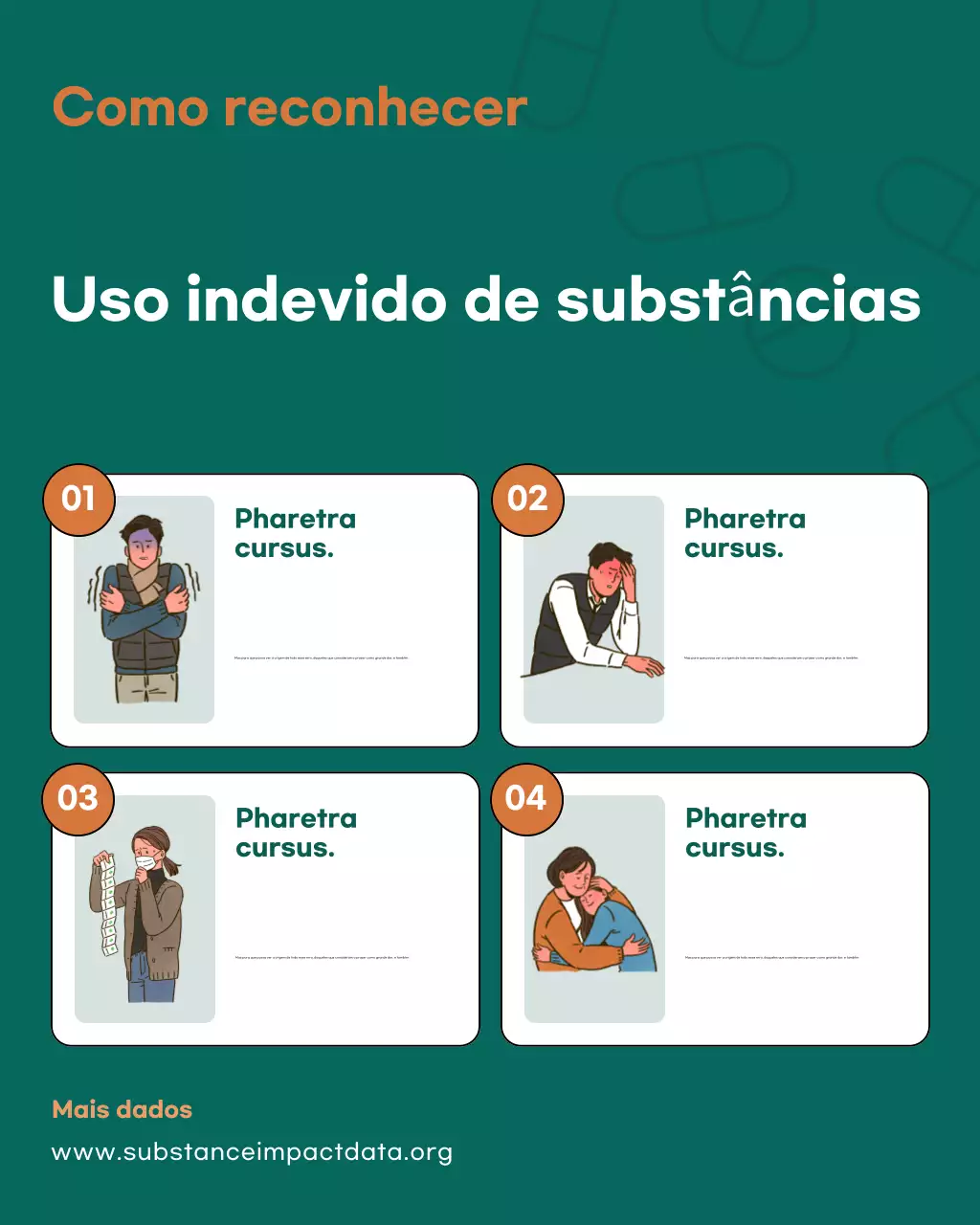 Guia de saúde moderna Teal - Postagem no Instagram