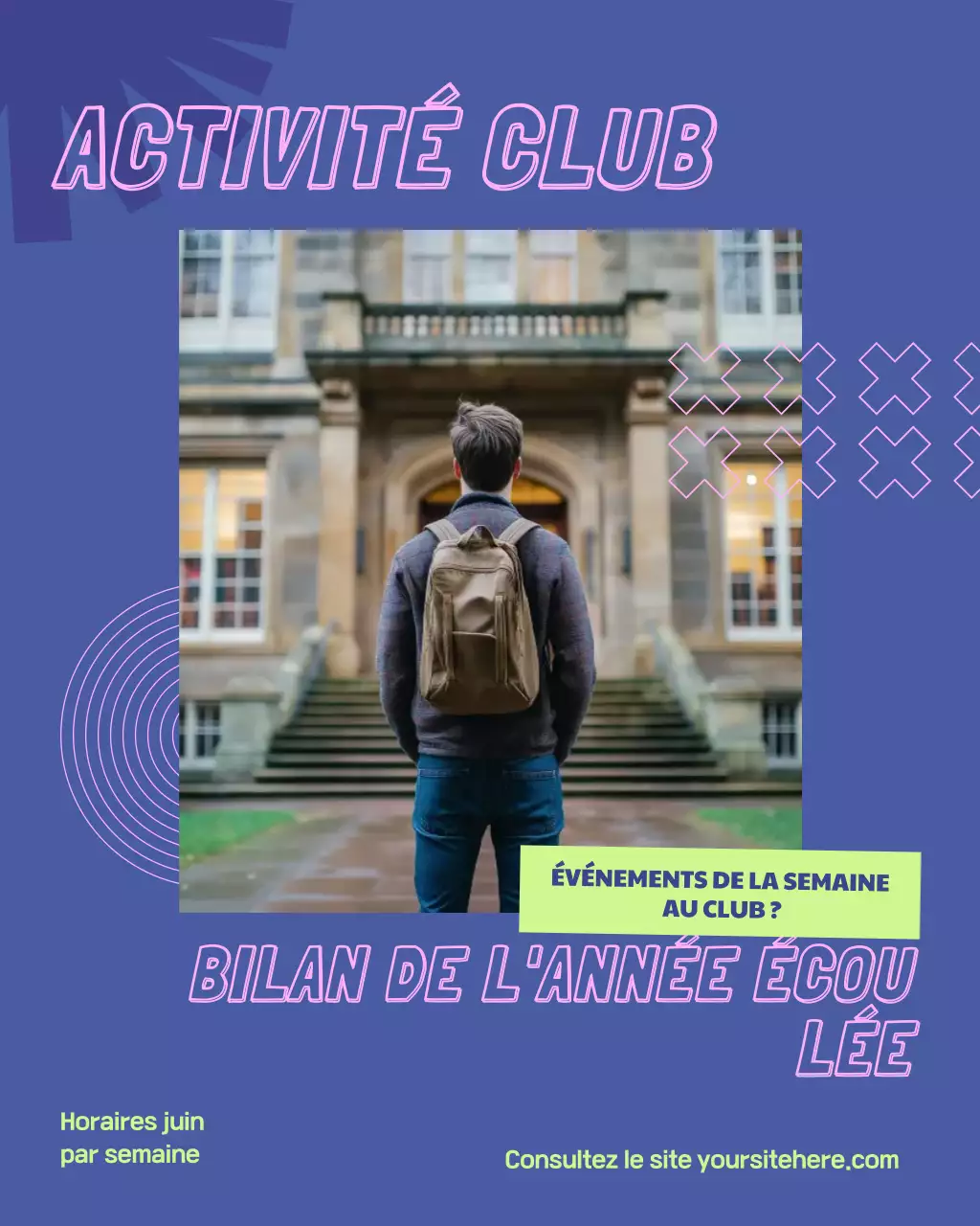 Avis d'événement du Purple Modern Club