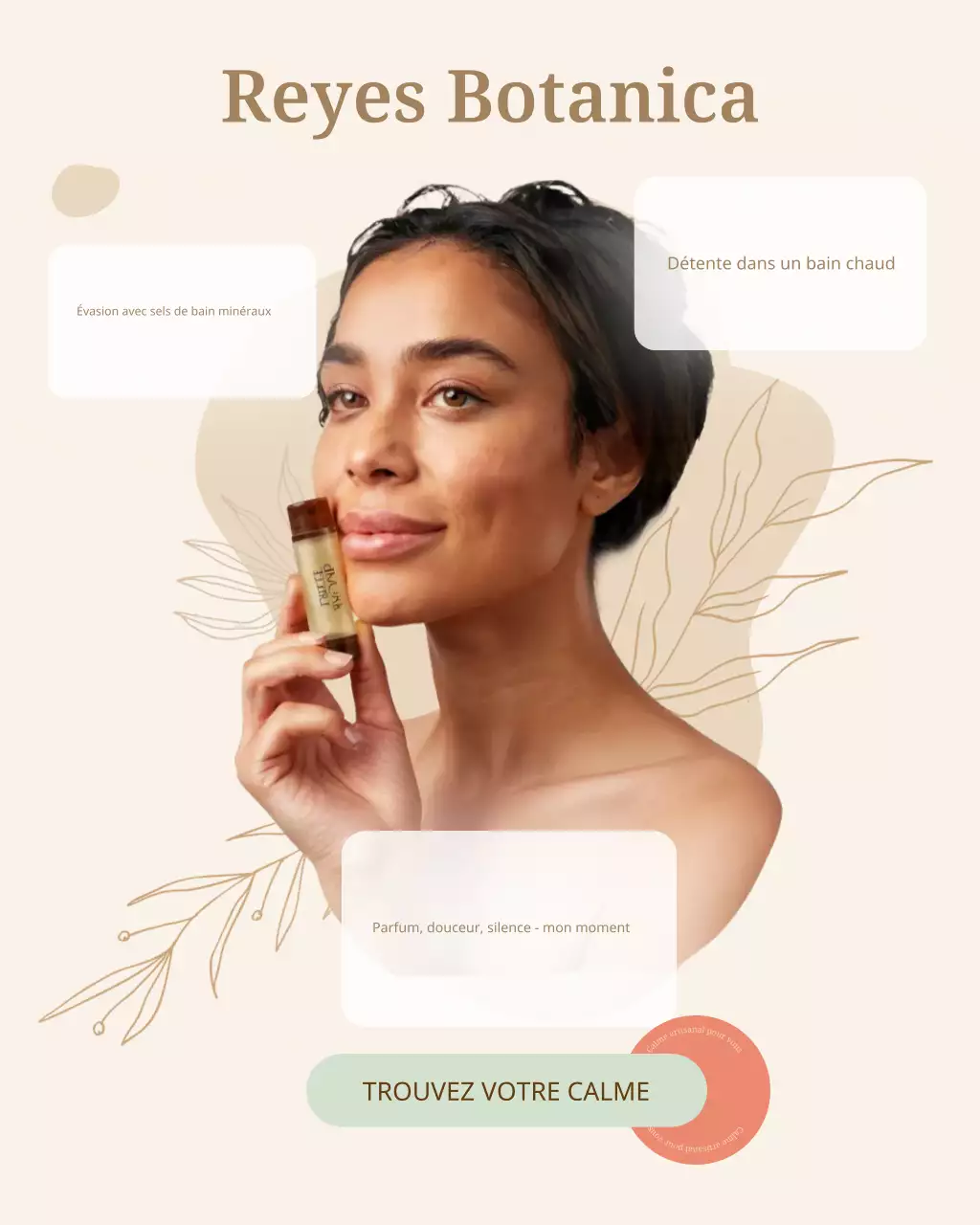 Publicité Beige Botanical Wellness