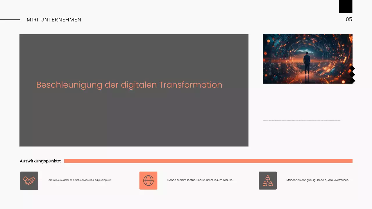 White Orange Modern Markttrendbericht