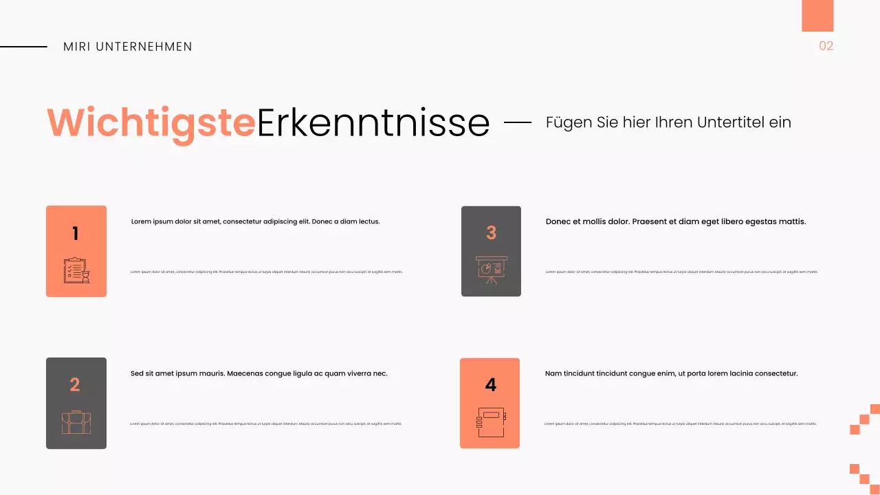 White Orange Modern Markttrendbericht