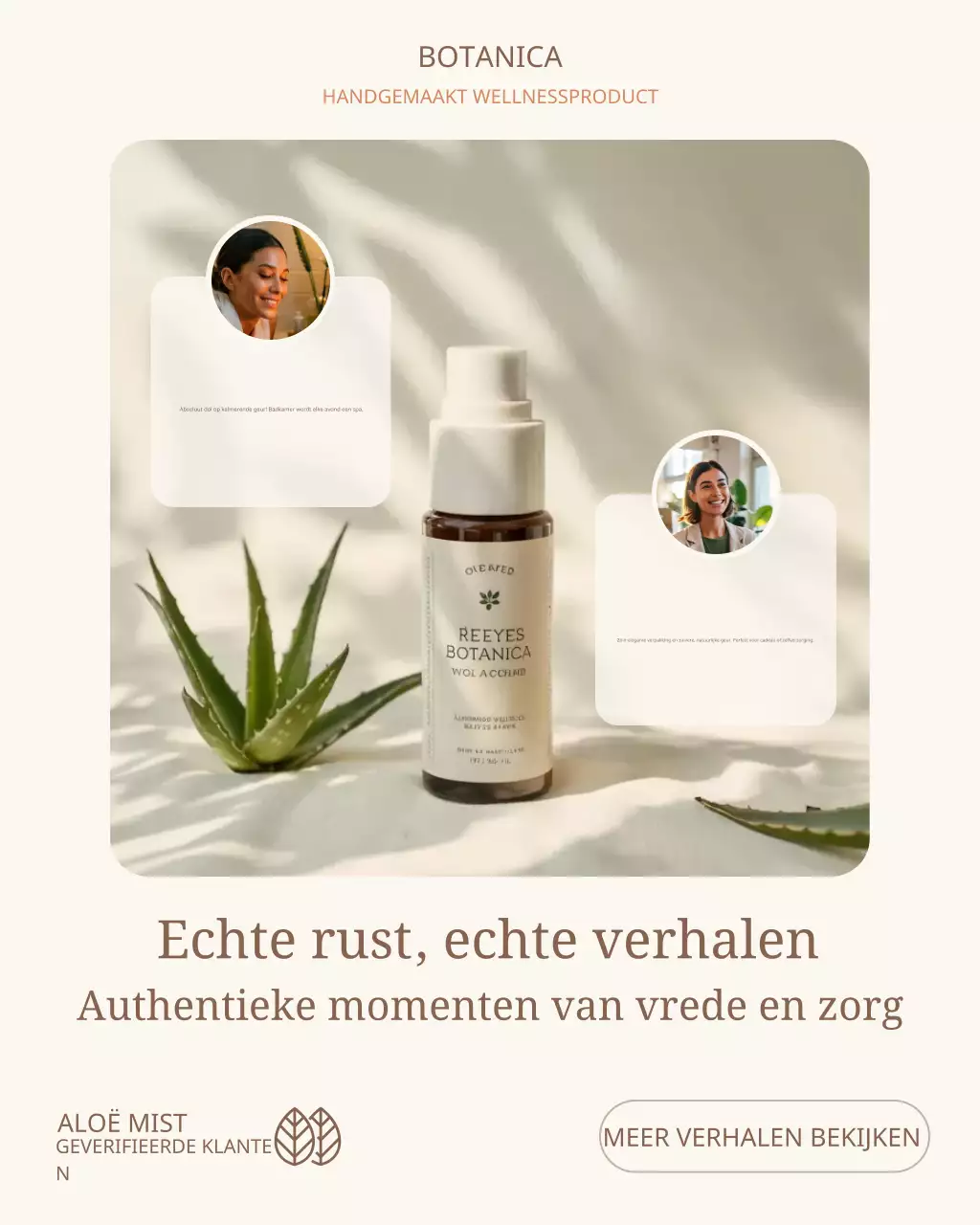 Beige Botanical Aloë Wellness Promotie