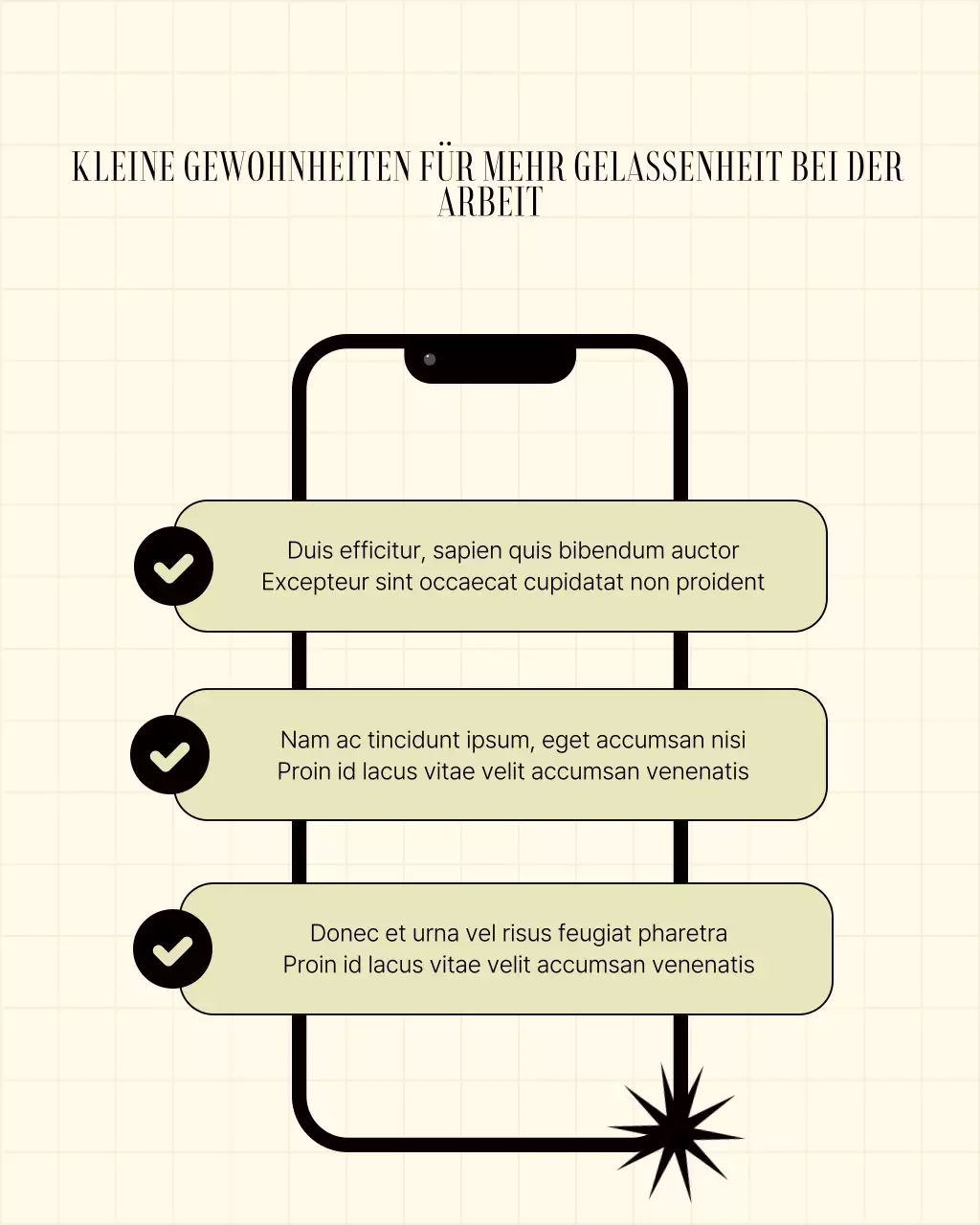 Beige Minimal Wellness-Tipps