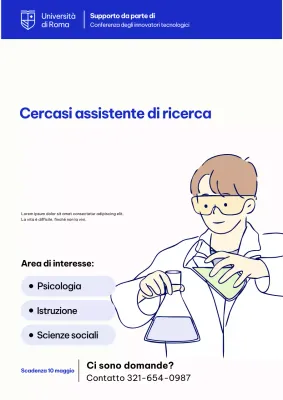 Manifesto di reclutamento per la ricerca moderna blu