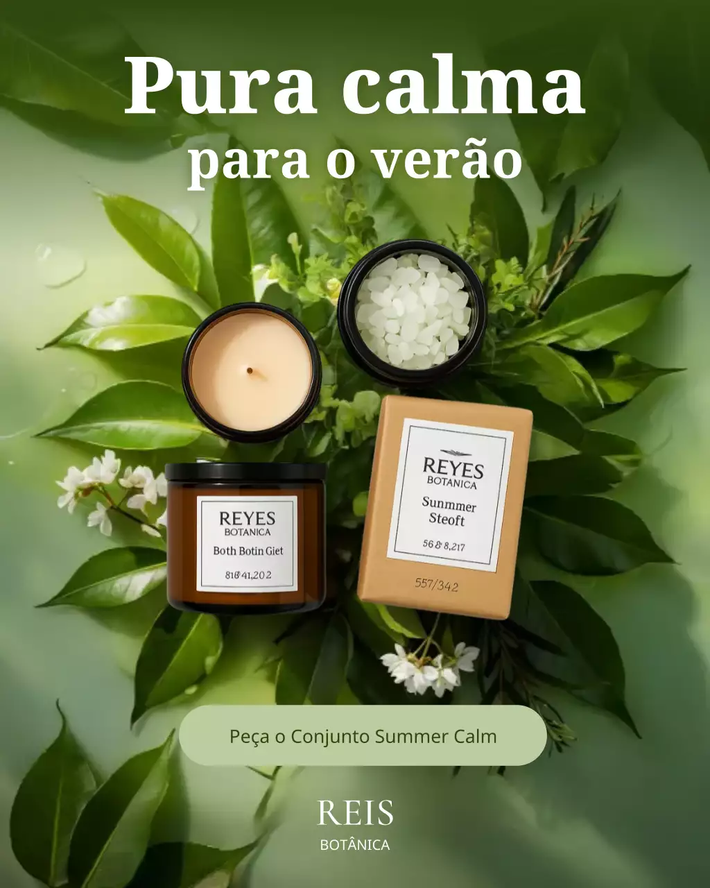 Promoção de Relaxamento Botânico Verde