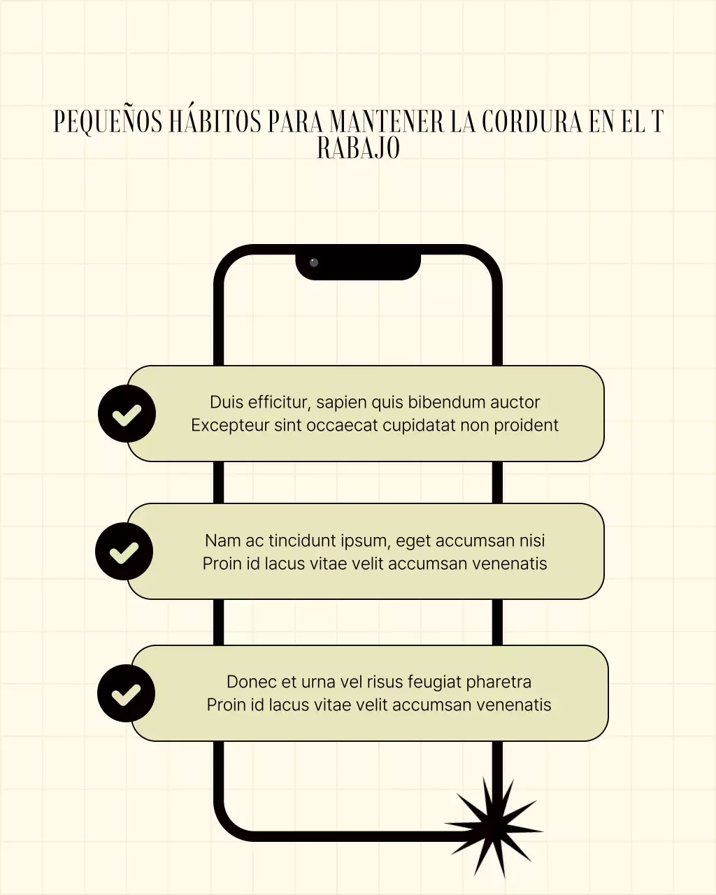 Consejos de bienestar minimalistas en beige
