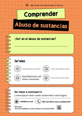 Póster de la Guía de Salud Moderna de Orange