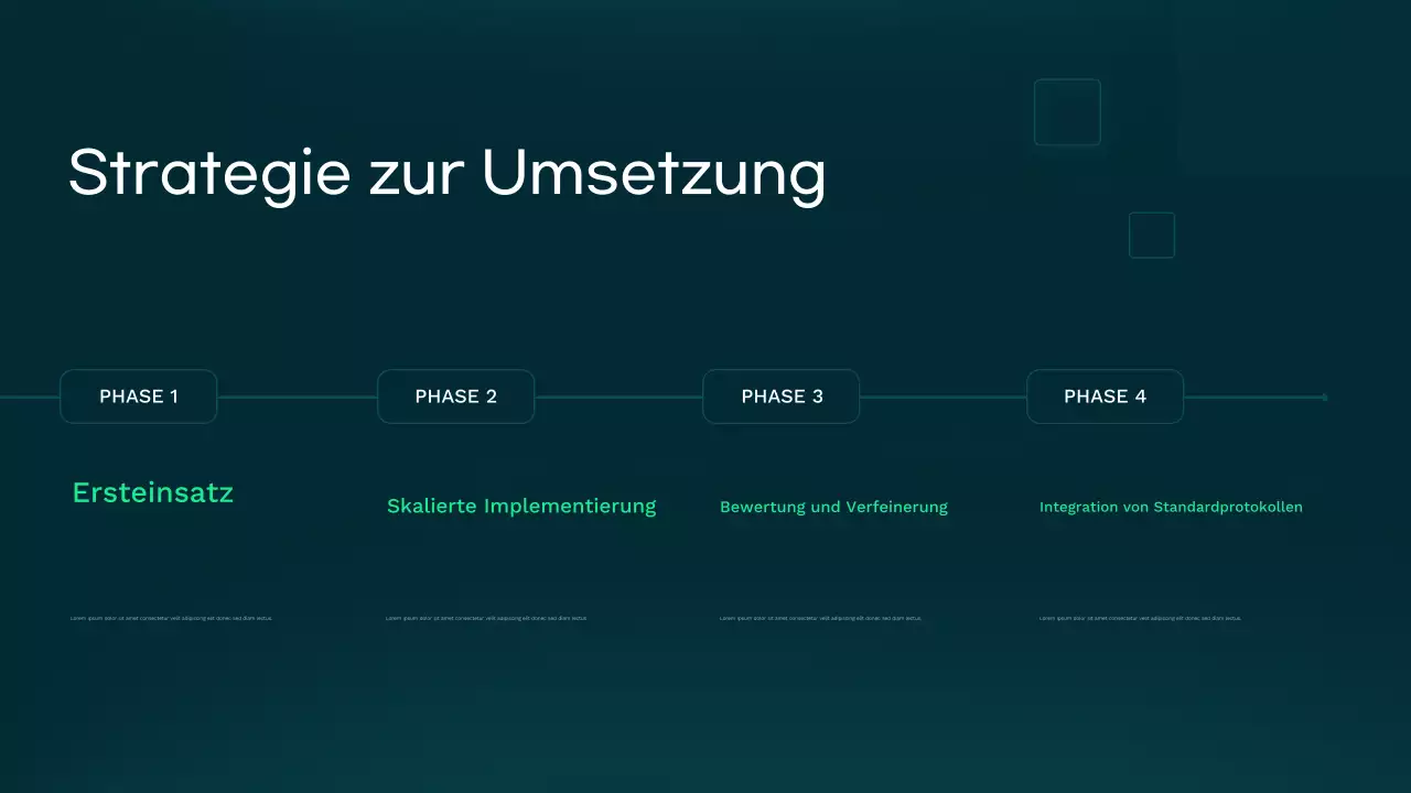 Teal Moderne Gesundheitspflege Präsentation