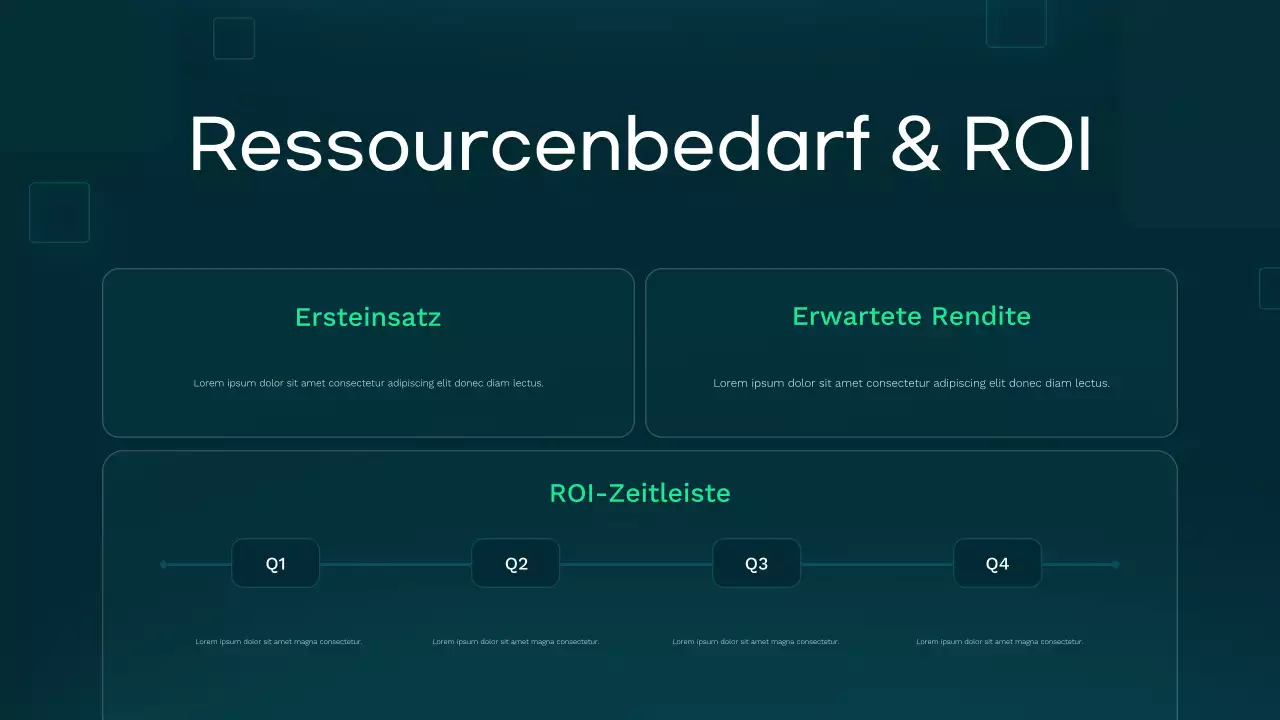 Teal Moderne Gesundheitspflege Präsentation