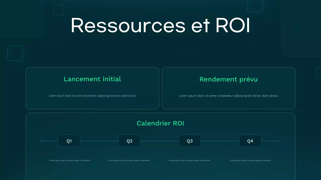 Présentation des soins de santé modernes Teal
