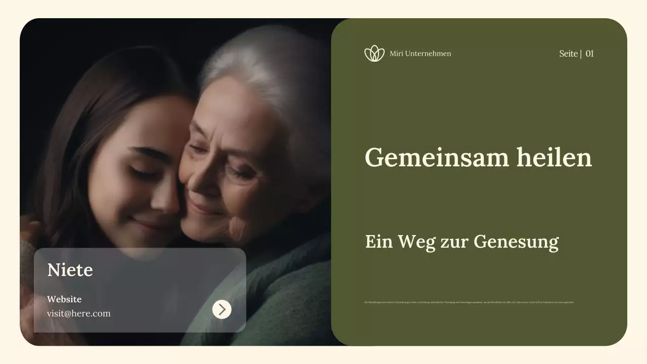 Ankündigung einer grünen, modernen Erholung