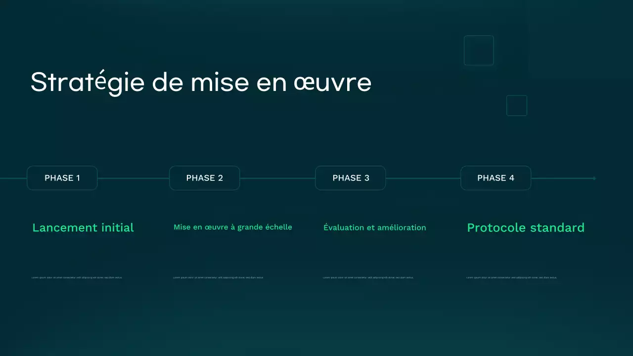 Présentation des soins de santé modernes Teal