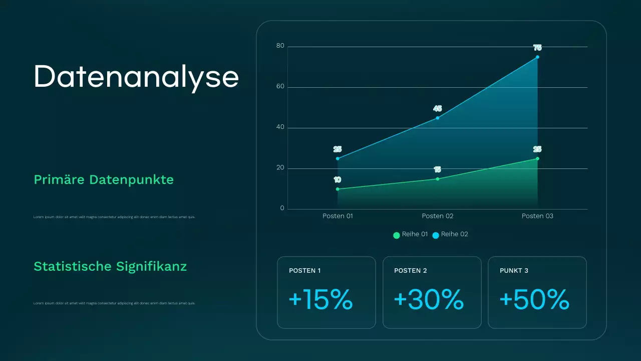 Teal Moderne Gesundheitspflege Präsentation